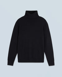 NOIR / NEW / QTY : 42 / Pull Col Roule Basique - Noir
