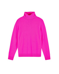 Pull col roulé en cachemire - Utopic Pink