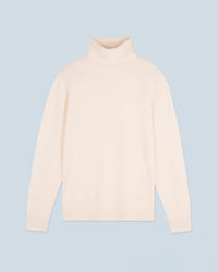 ECRU / NEW / QTY : 17 / Pull Col Roule Basique - Ecru