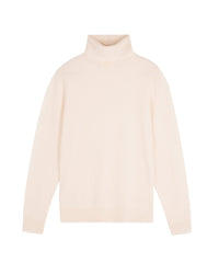 Pull col roulé en cachemire - Ecru
