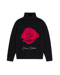 Pull col roulé en cachemire - Noir