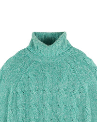 Pull col roulé en cachemire - Green Mouline