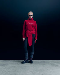DARK RED / DJV / QTY : 0 / Pull Col Roulé - Dark Red
