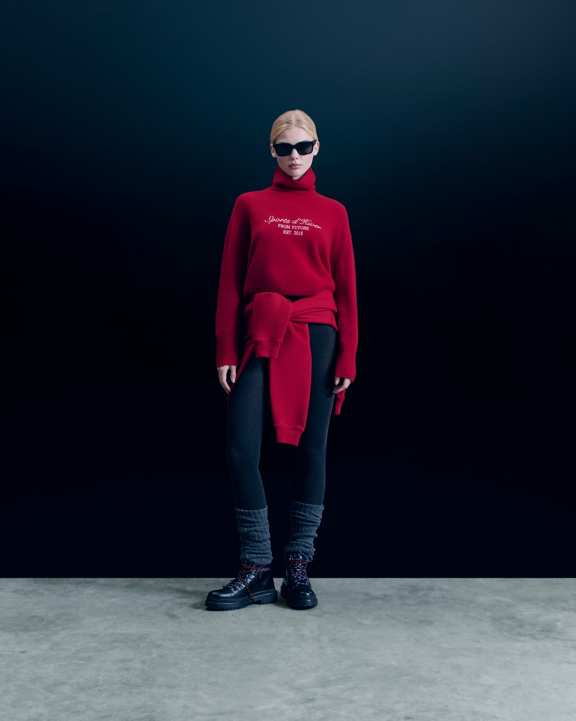 DARK RED / DJV / QTY : 0 / Pull Col Roulé - Dark Red