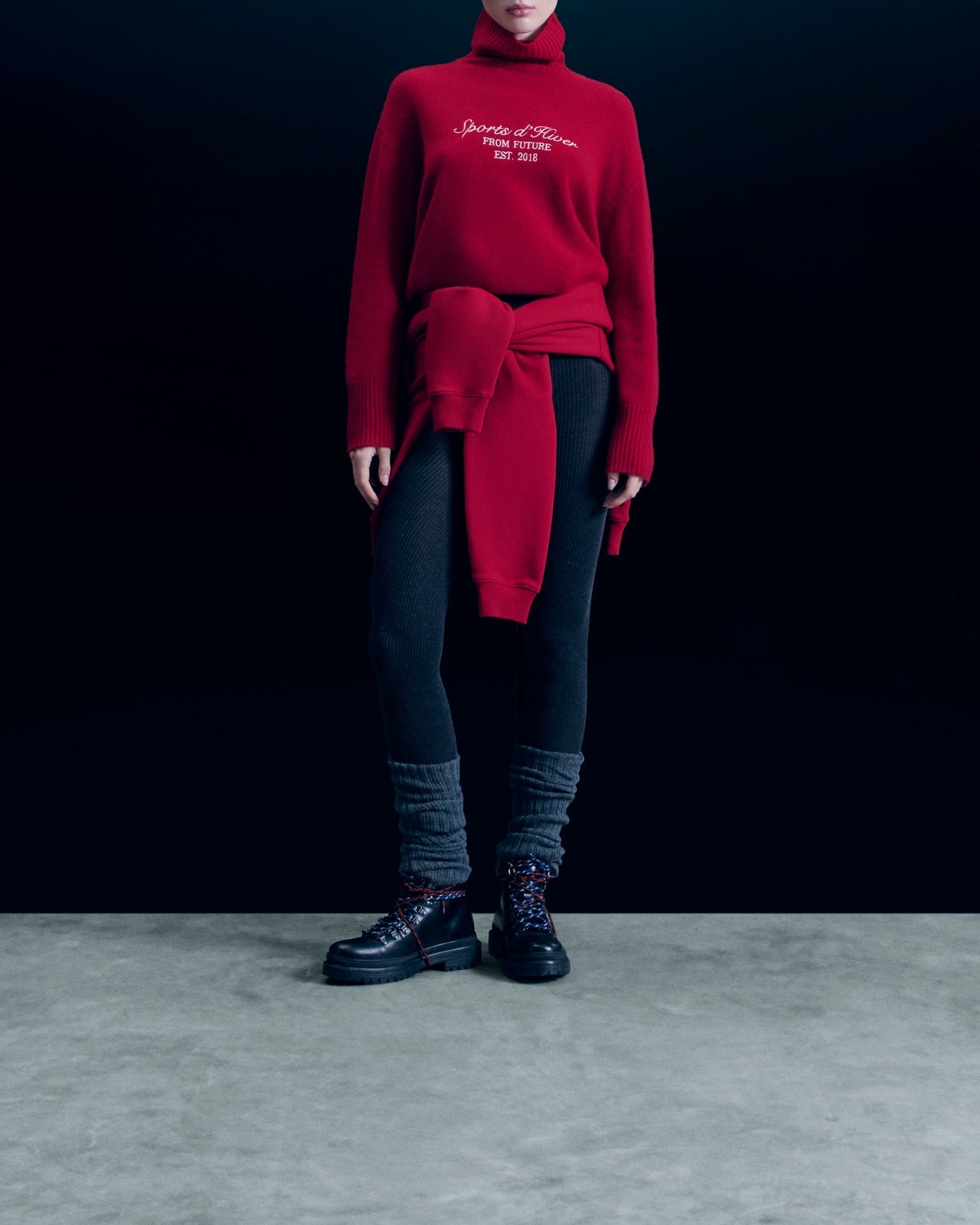 ZZ HORS LIGNE Cashmere turtleneck jumper - Dark Red
