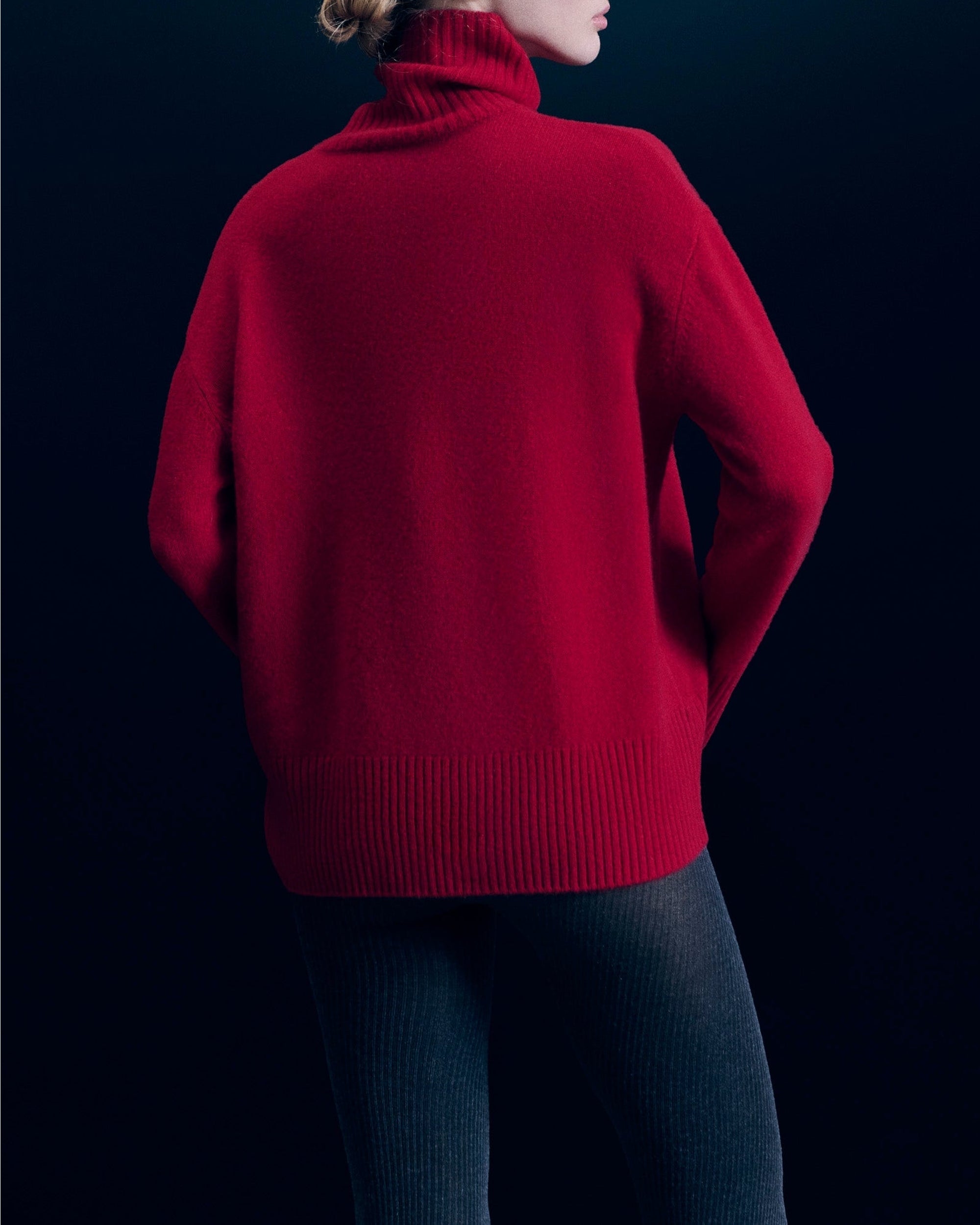 ZZ HORS LIGNE Cashmere turtleneck jumper - Dark Red