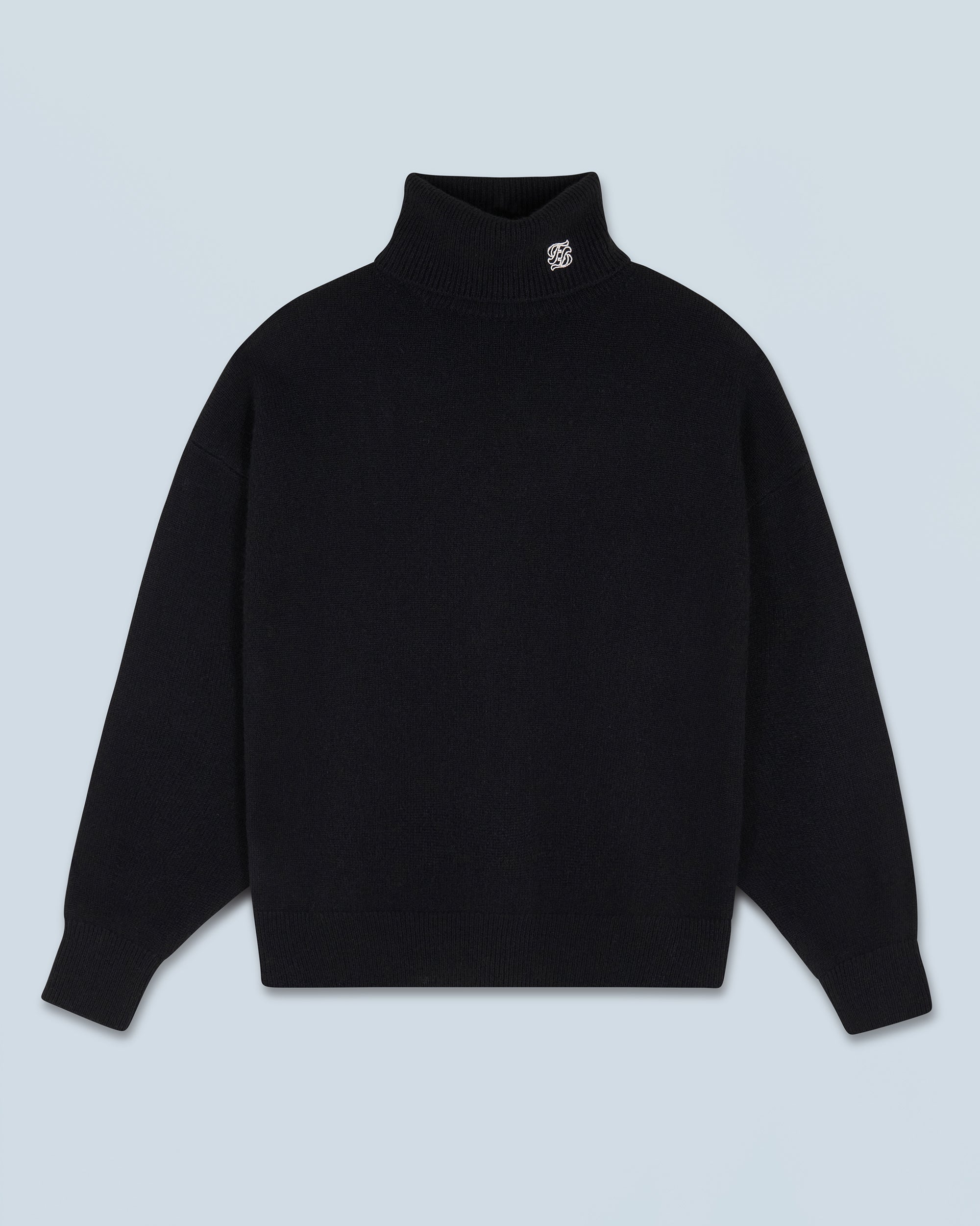 NOIR / NEW / QTY : 4 / Pull Col Roulé - Noir