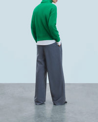 Cashmere turtleneck jumper - Mountain Green
