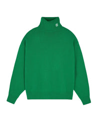 Cashmere turtleneck jumper - Mountain Green