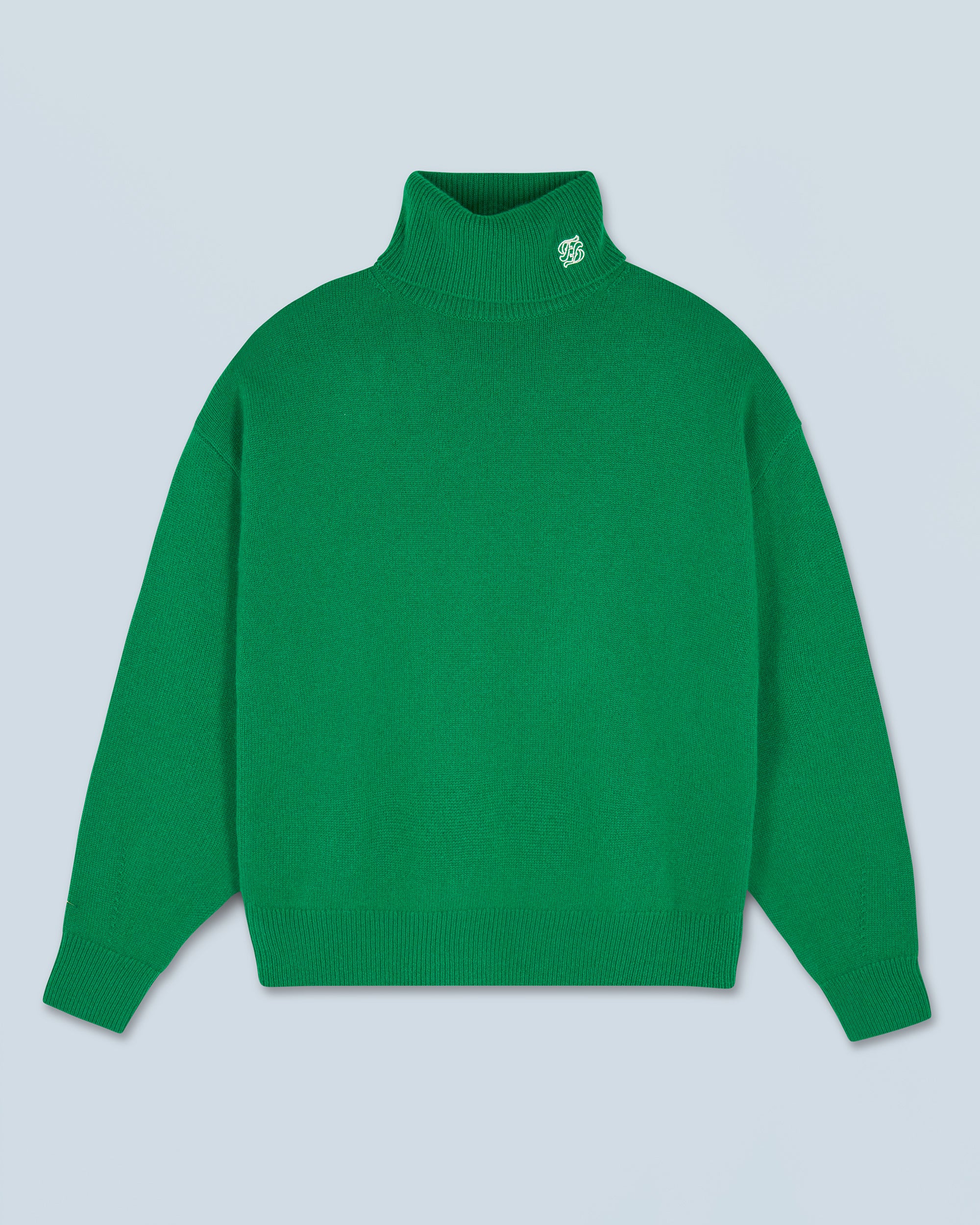 MOUNTAIN GREEN / NEW / QTY : 8 / Pull Col Roulé - Mountain Green