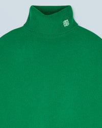 MOUNTAIN GREEN / NEW / QTY : 8 / Pull Col Roulé - Mountain Green
