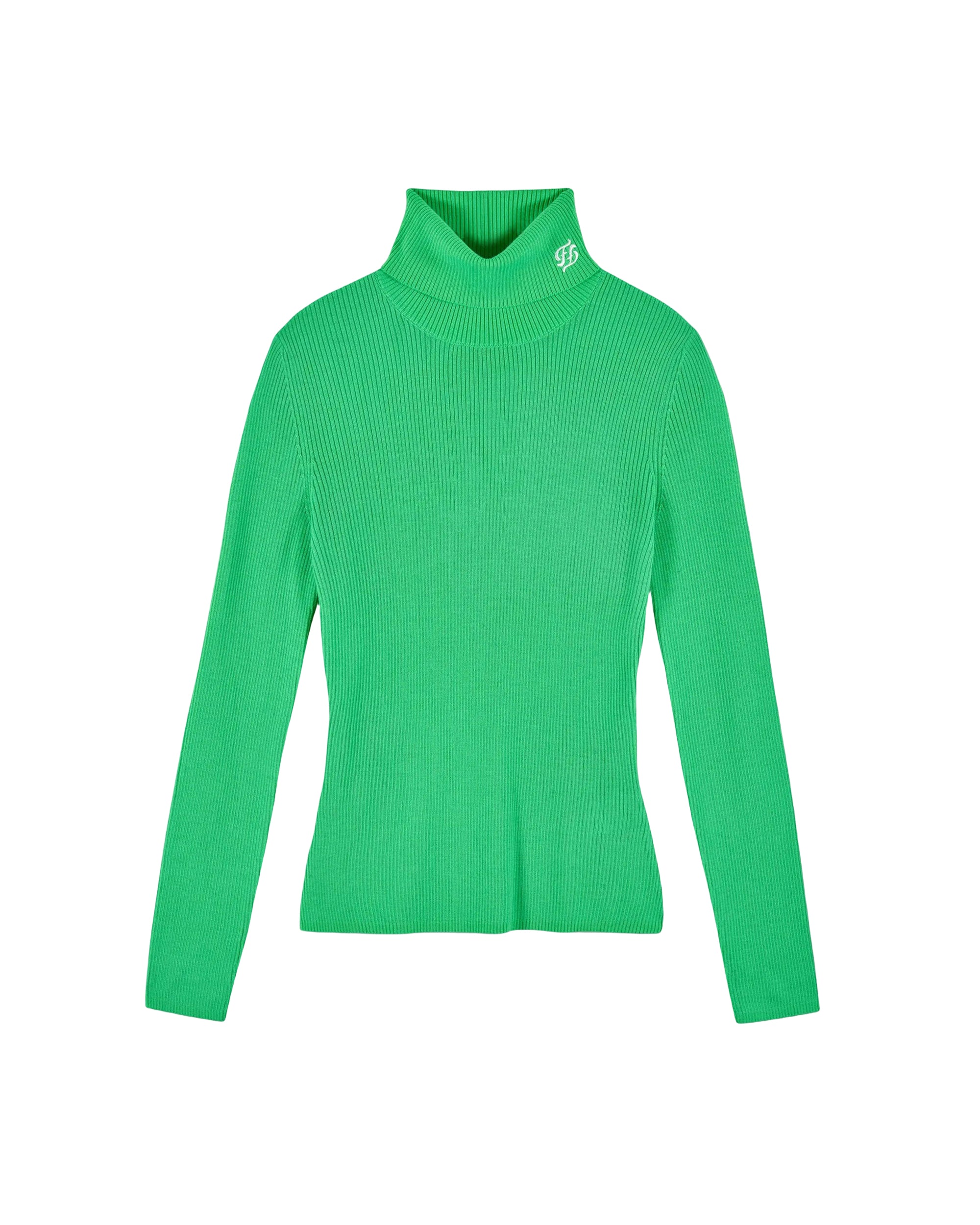 Wool turtleneck jumper - Utopic Green
