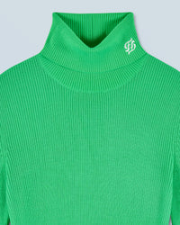 UTOPIC GREEN / NEW / QTY : 11 / Pull Col Roulé - Utopic Green