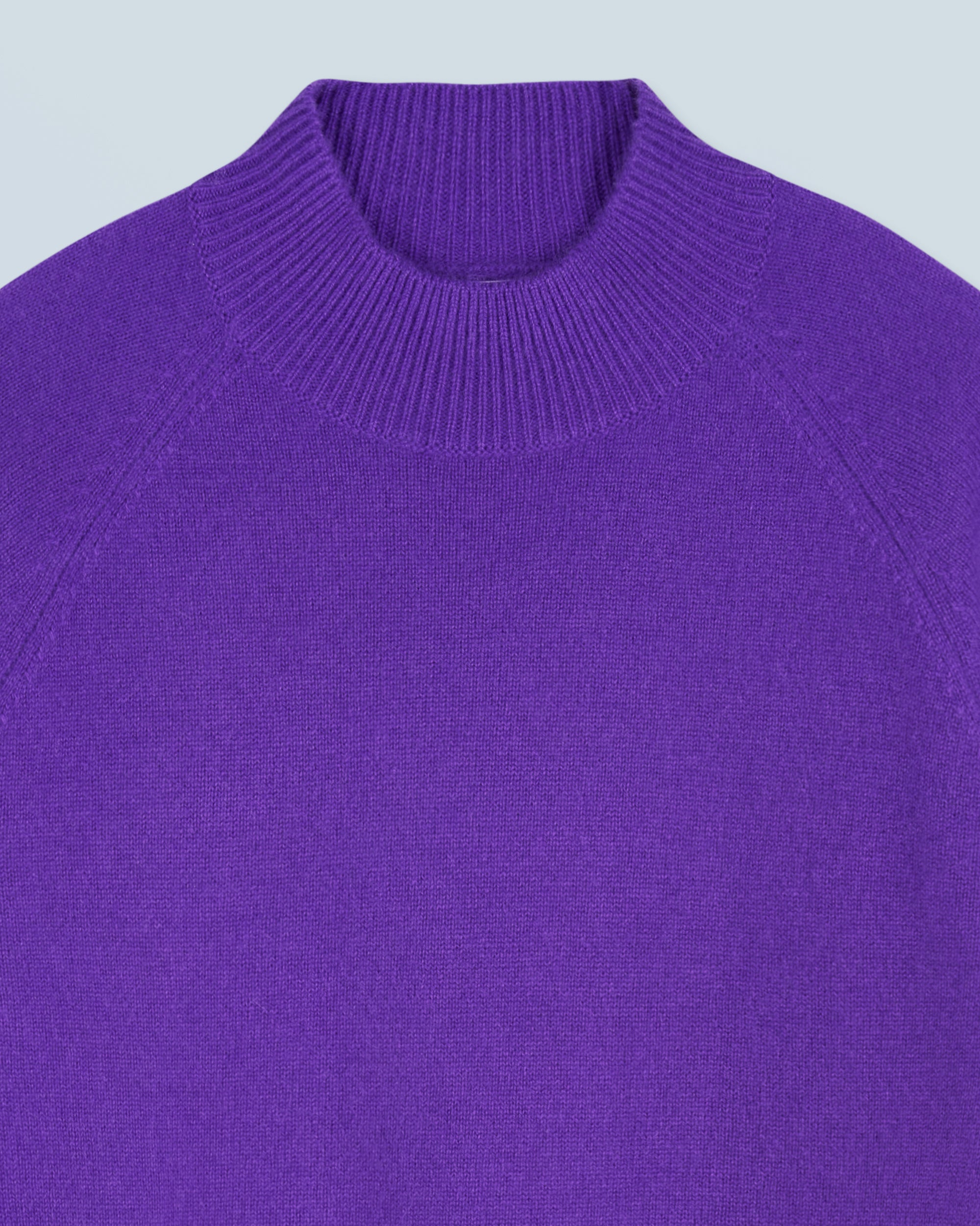 Pull à col montant en cachemire - Pop Purple