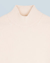 ECRU / NEW / QTY : 67 / Pull Col Montant Oversize - Ecru