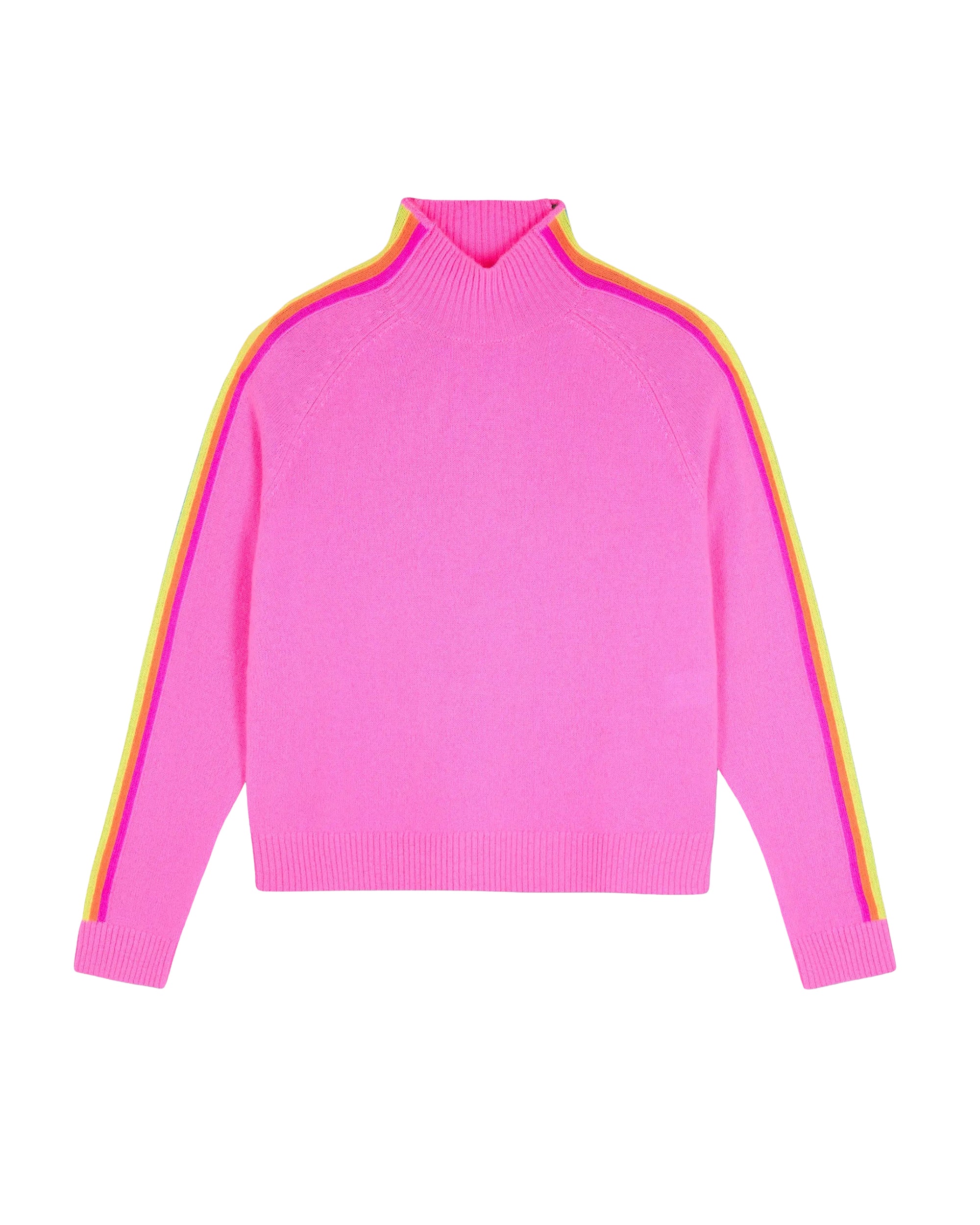 Pull à col montant en cachemire - Dreamy Pink