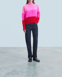 Pull à col montant en cachemire - Bright Red