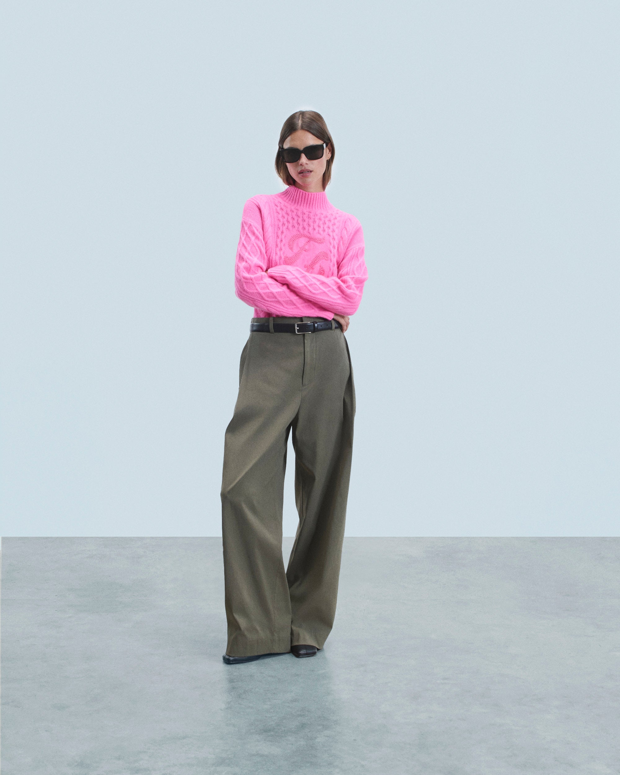 DREAMY PINK / DJV / QTY : 3 / Pull Col Montant - Dreamy Pink