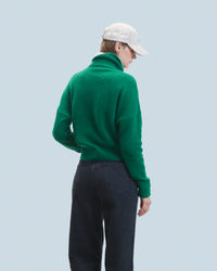 FOREST GREEN / NEW / QTY : 2 / Pull Col Camionneur - Forest Green