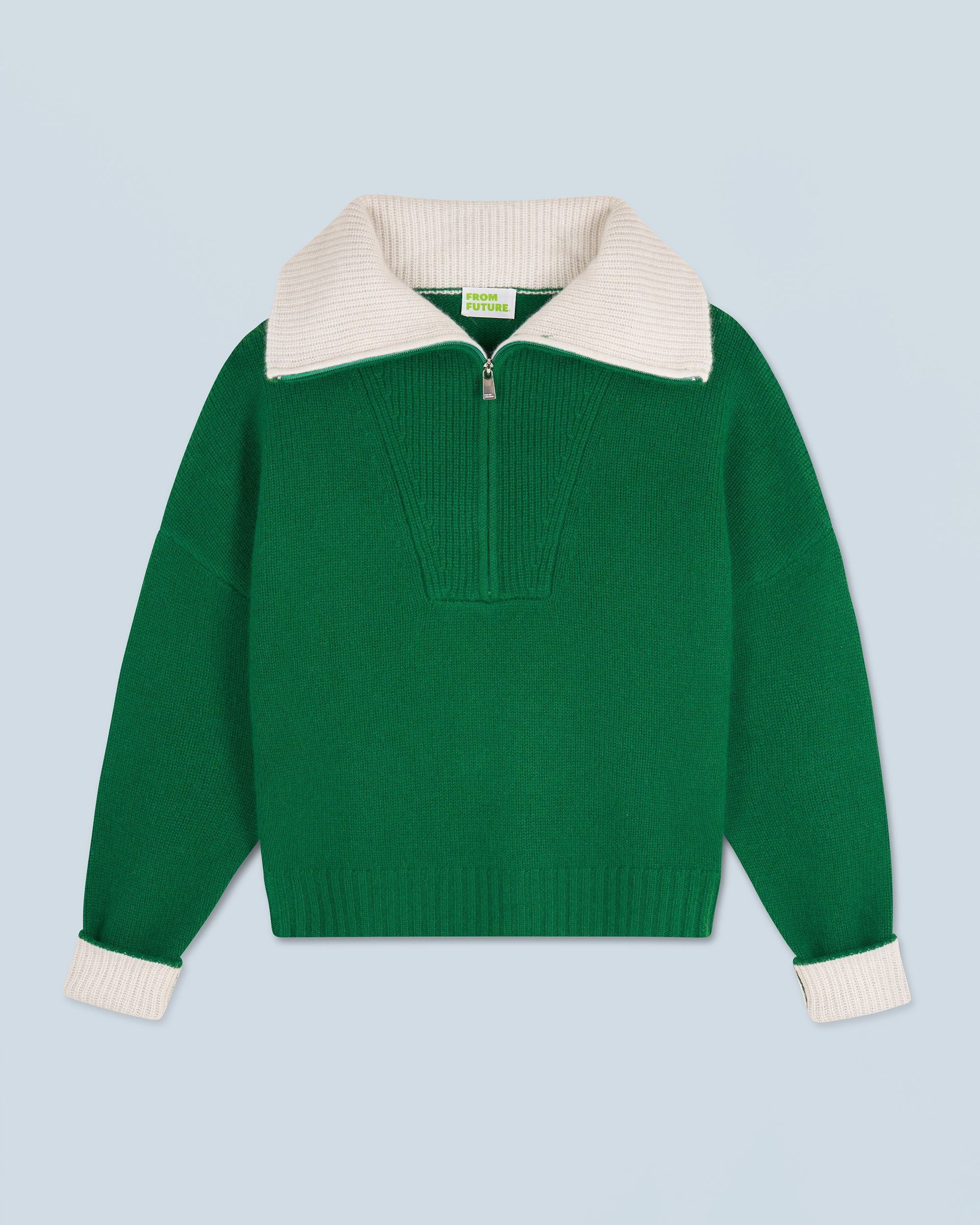 FOREST GREEN / NEW / QTY : 2 / Pull Col Camionneur - Forest Green
