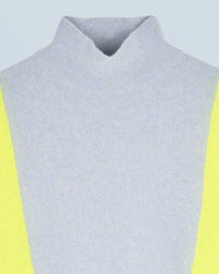 ICED BLUE / NEW / QTY : 2 / Pull Col Montant - Iced Blue
