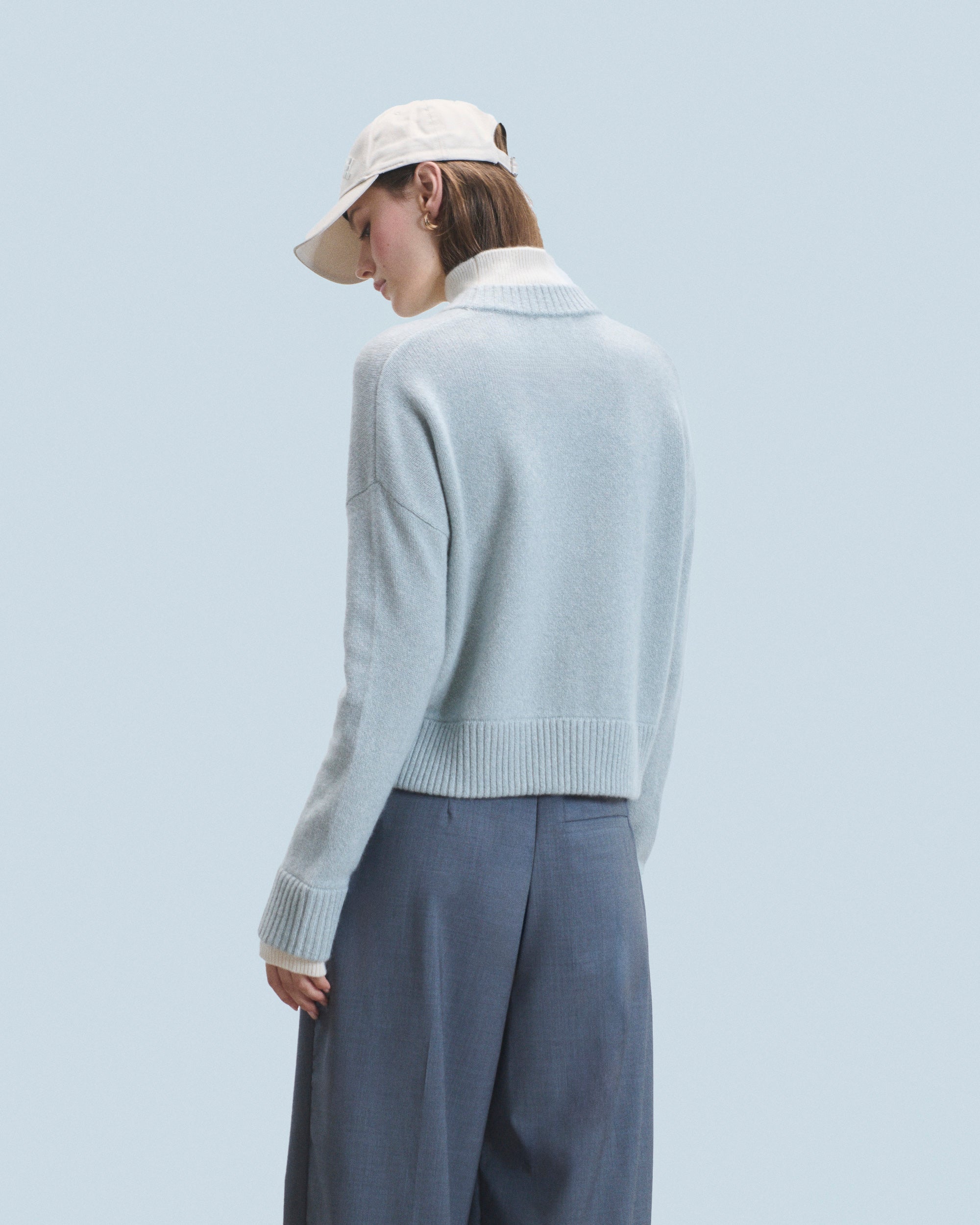GREY STONE MOULINE / DJV / QTY : 0 / Pull Col Montant - Grey Stone Mouline