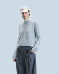 GREY STONE MOULINE / DJV / QTY : 0 / Pull Col Montant - Grey Stone Mouline