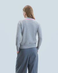 GRIS CHINE FONCE / DJV / QTY : 1 / Pull Col Montant - Gris Chine Fonce