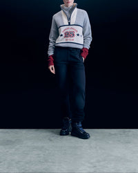 Pull à col camionneur en cachemire - Gris Chiné Foncé