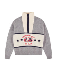 Pull à col camionneur en cachemire - Gris Chiné Foncé