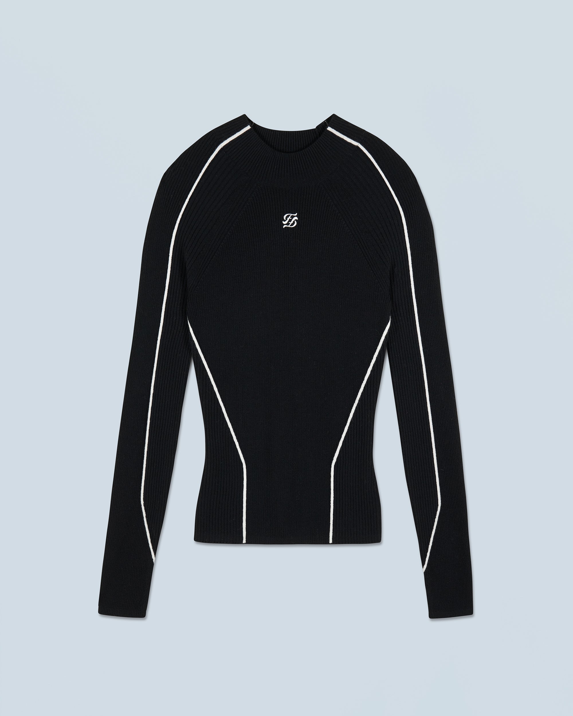NOIR / NEW / QTY : 6 / Pull Col Montant - Noir