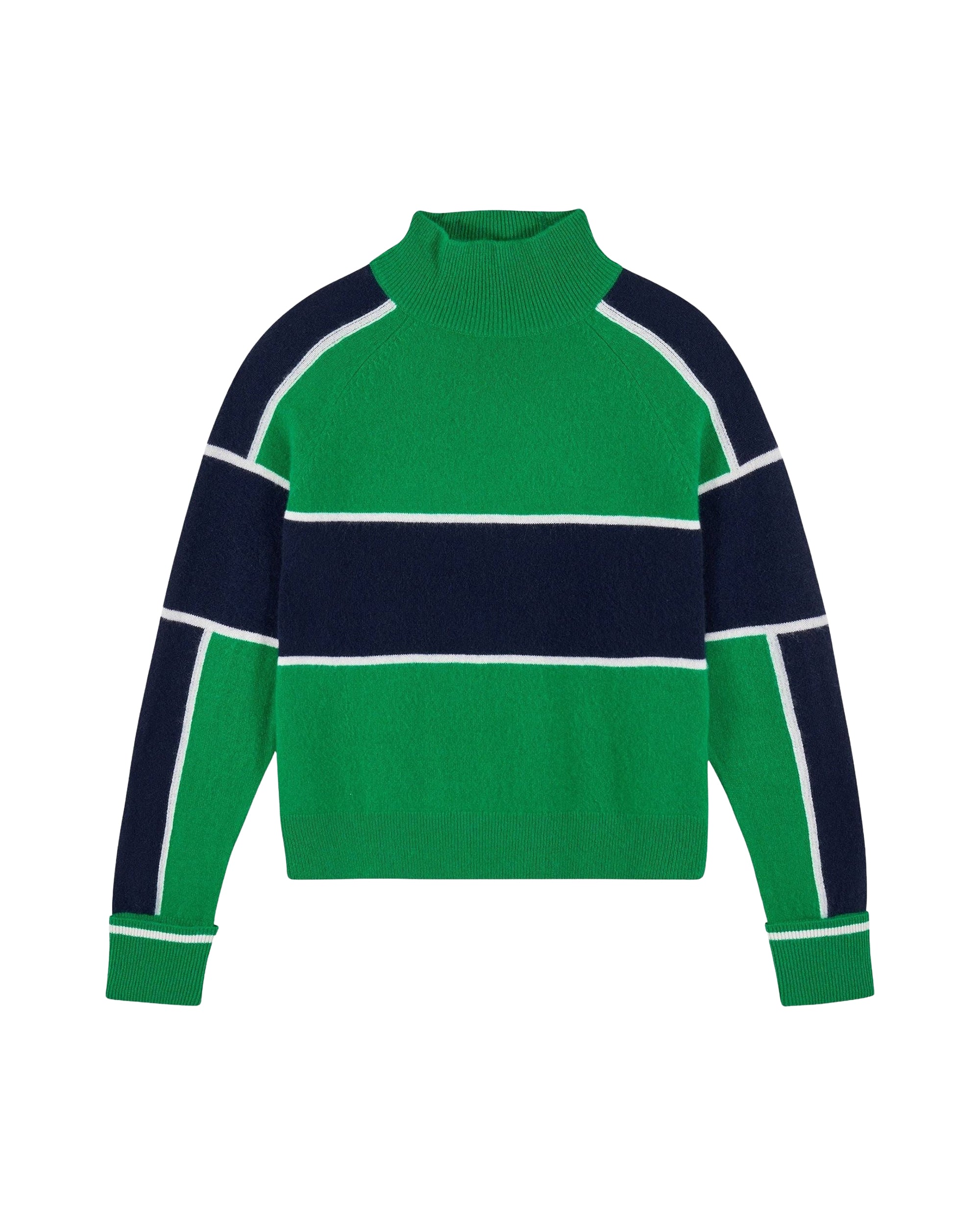 Pull à col montant en cachemire - Mountain Green