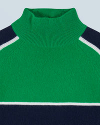 Pull à col montant en cachemire - Mountain Green