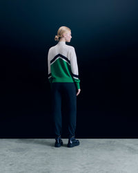 MOUNTAIN GREEN / DJV / QTY : 17 / Pull Col Montant Ski - Mountain Green