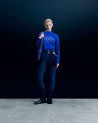 POP BLUE / NEW / QTY : 54 / Pull Col Montant Sport D'hiver - Pop Blue