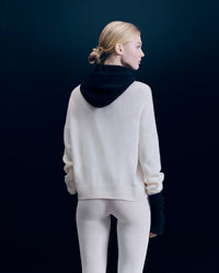 ECRU / DJV / QTY : 7 / Pull Col Montant Sport D'hiver - Ecru