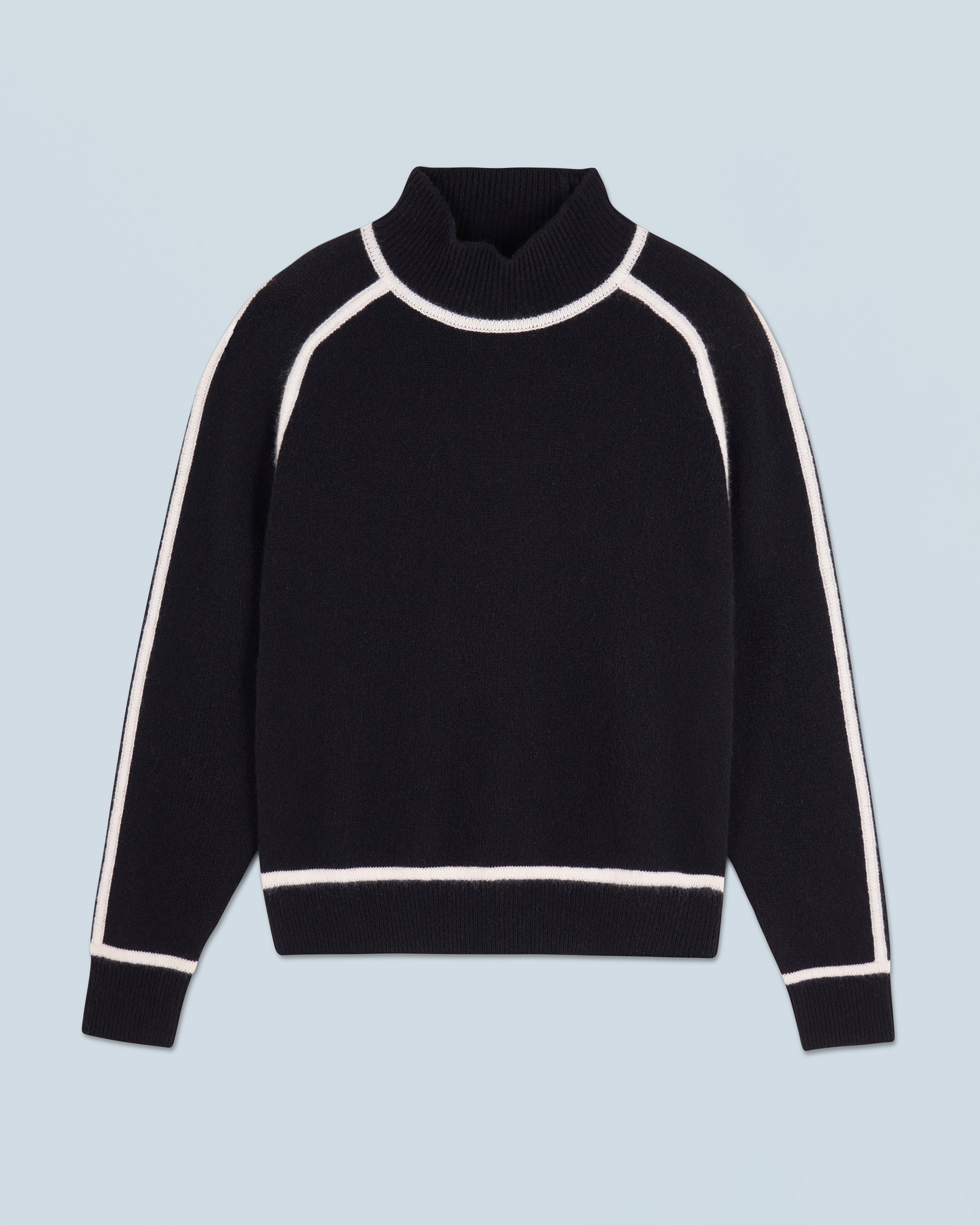 NOIR / NEW / QTY : 1 / Pull Col Montant - Noir