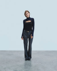 NOIR / NEW / QTY : 0 / Pull Col Montant - Noir
