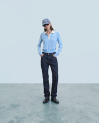 BABY BLUE / NEW / QTY : 8 / Pull Col Polo - Baby Blue