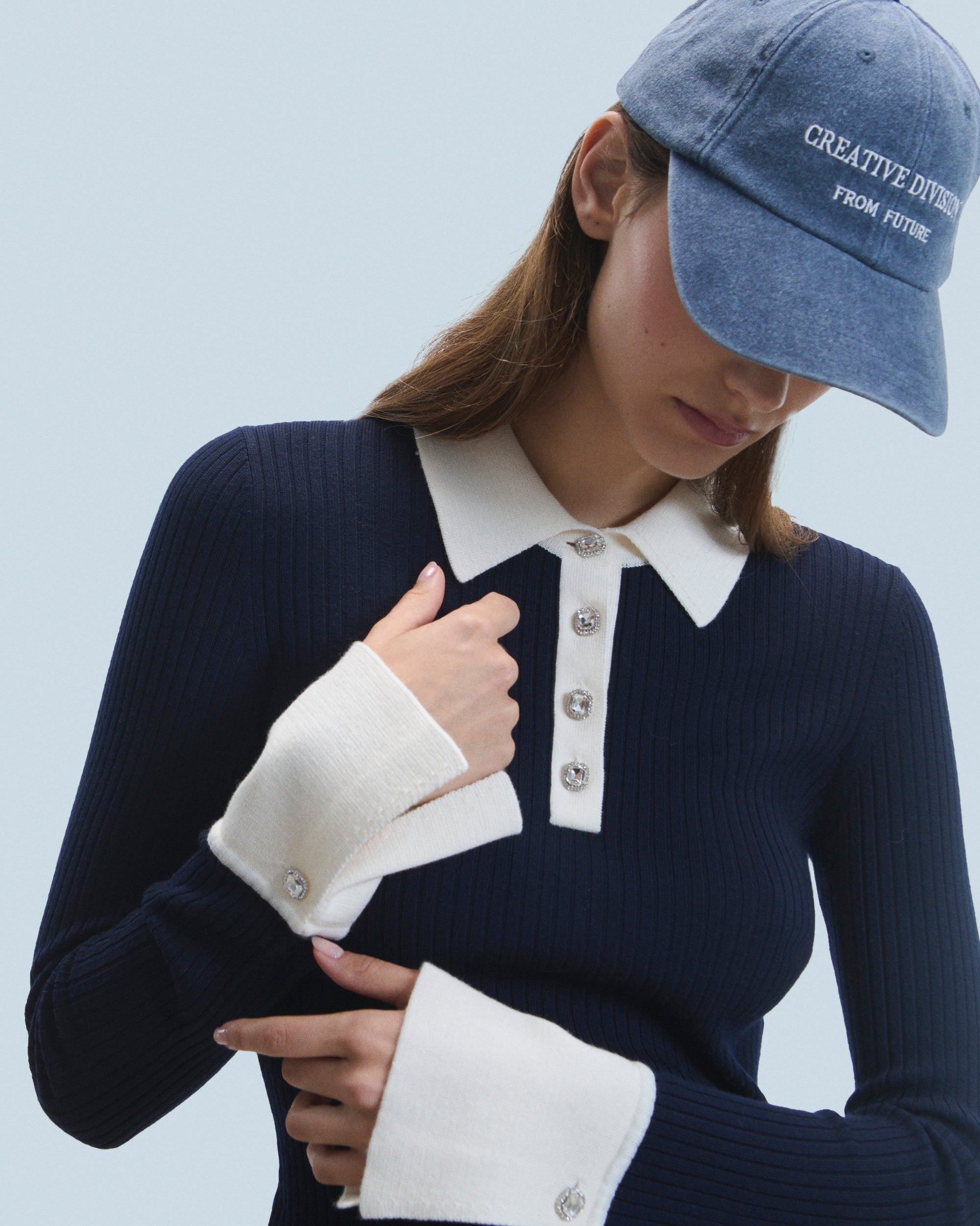 NAVY / NEW / QTY : 2 / Pull Col Polo - Navy