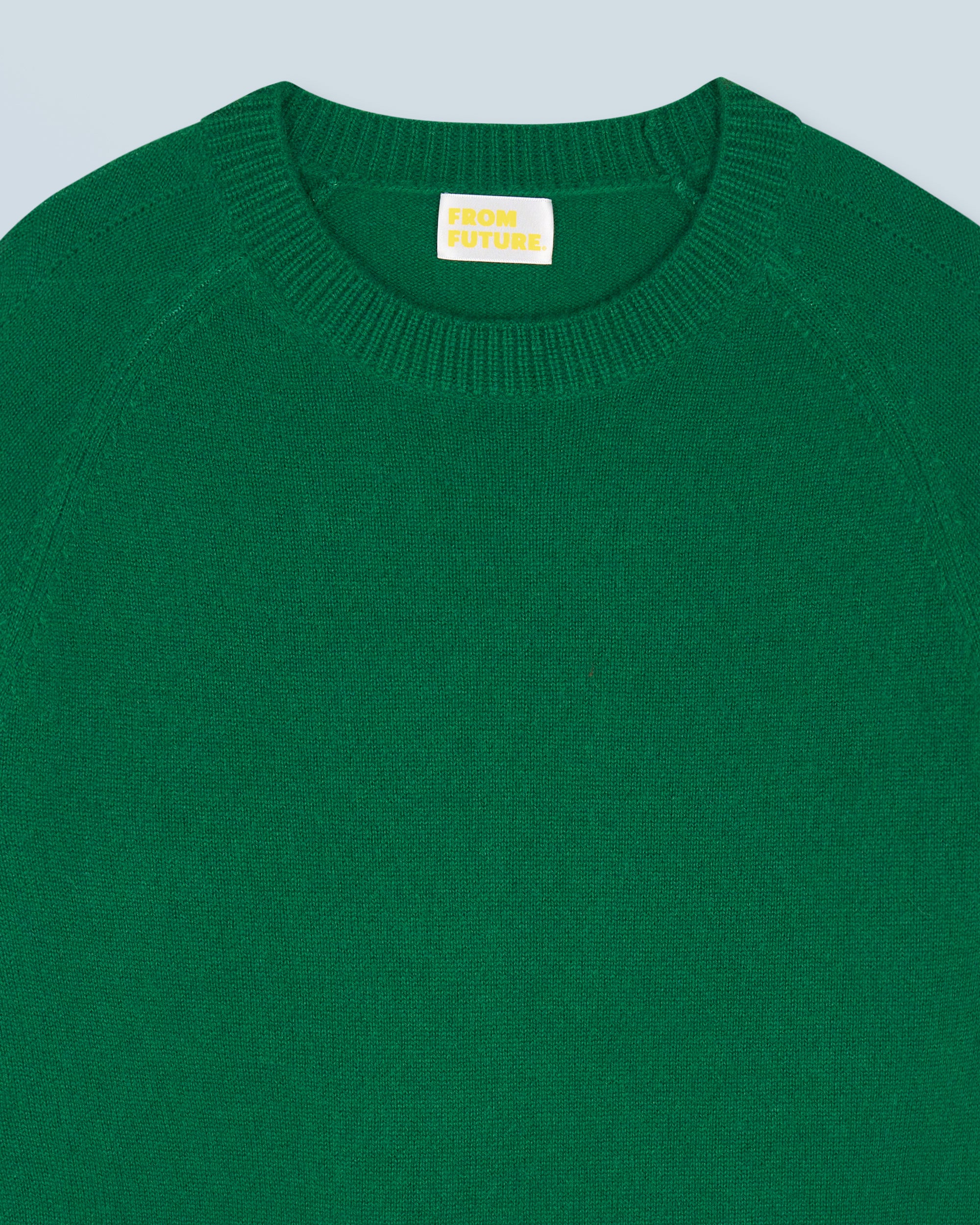 FOREST GREEN / NEW / QTY : 2 / Pull Col Rond Oversize Léger - Forest Green