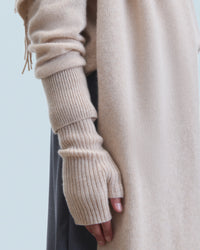 BEIGE CHINÉ / NEW / QTY : 0 / Pull Col Rond Oversize Léger - Beige Chiné