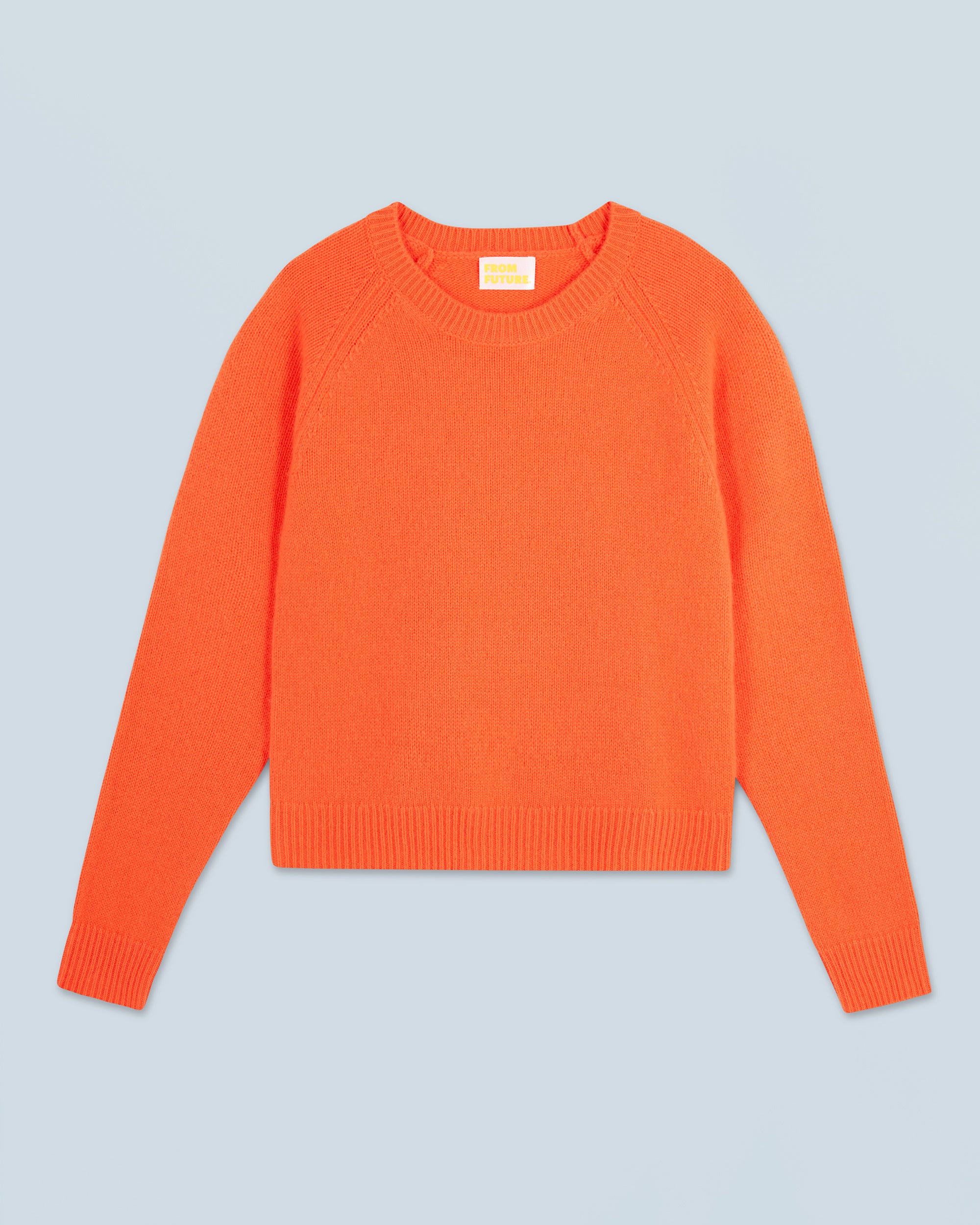 UTOPIC ORANGE / NEW / QTY : 2 / Pull Col Rond Raglan - Utopic Orange