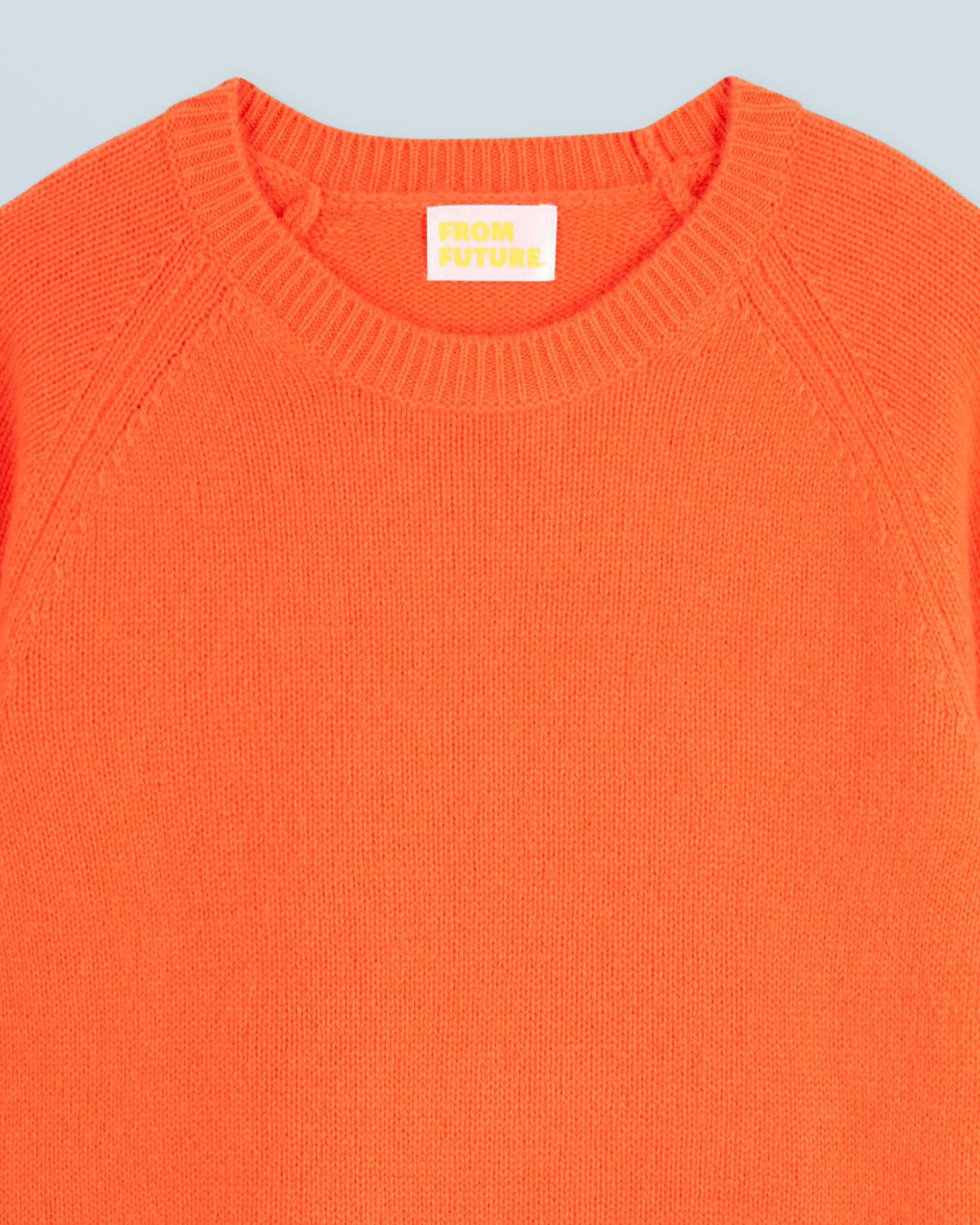 Pull à col rond en cachemire - Utopic Orange