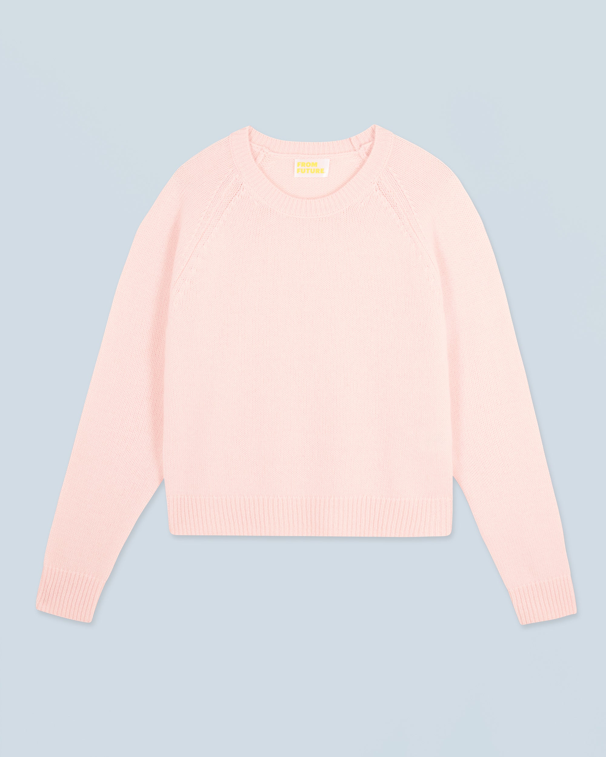 BABY PINK / NEW / QTY : 1 / Pull Col Rond Raglan - Baby Pink