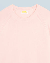 Pull à col rond en cachemire - Baby Pink