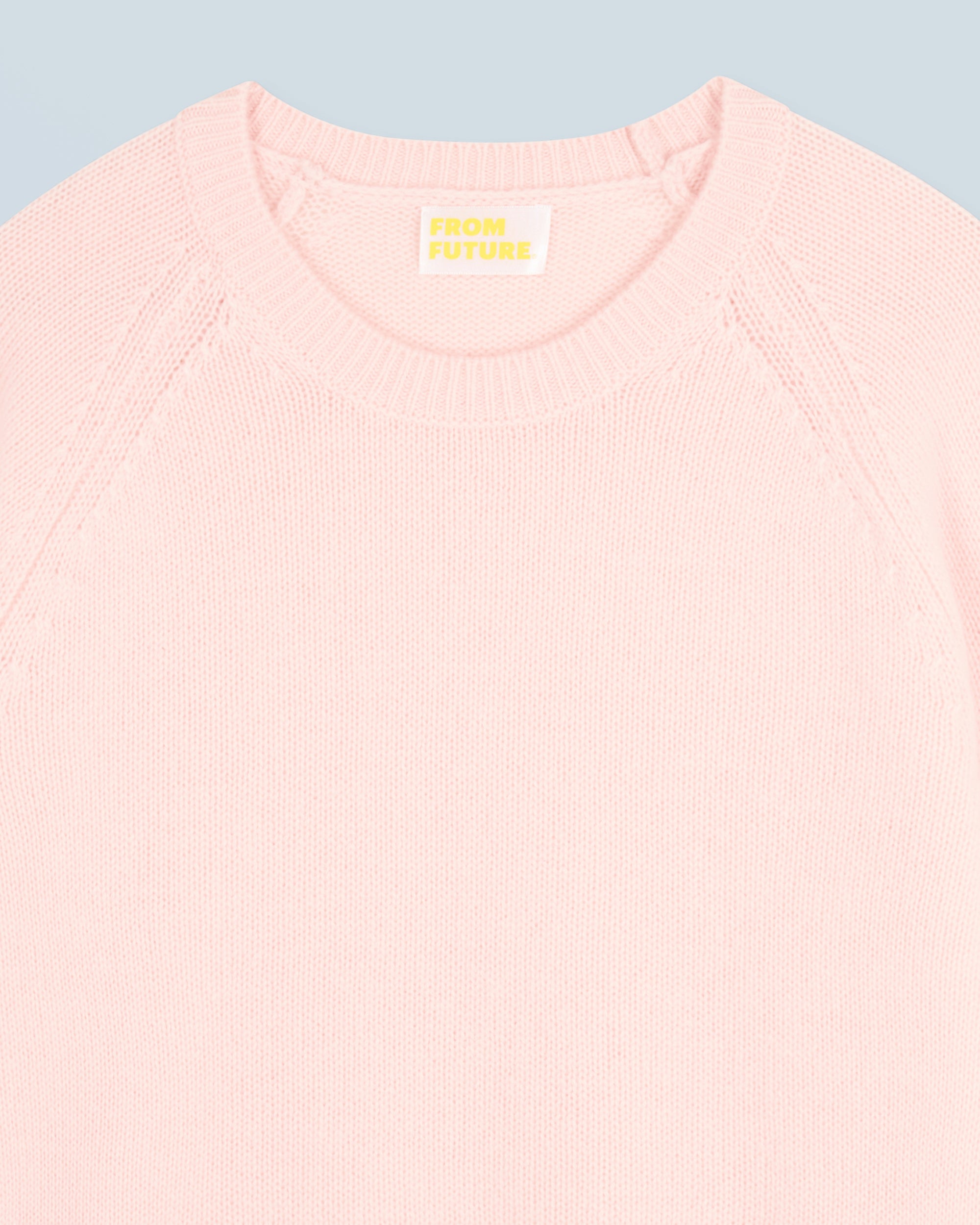 BABY PINK / NEW / QTY : 1 / Pull Col Rond Raglan - Baby Pink