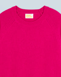 Pull à col rond en cachemire - Raspberry Pink