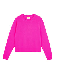 Pull à col rond en cachemire - Utopic Pink