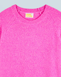 Pull à col rond en cachemire - Bright Pink